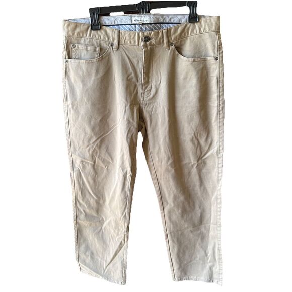 Peter Millar Men's Ultimate Sateen Five-Pocket Pant Khaki Gray Size34/25.5 - Picture 1 of 10
